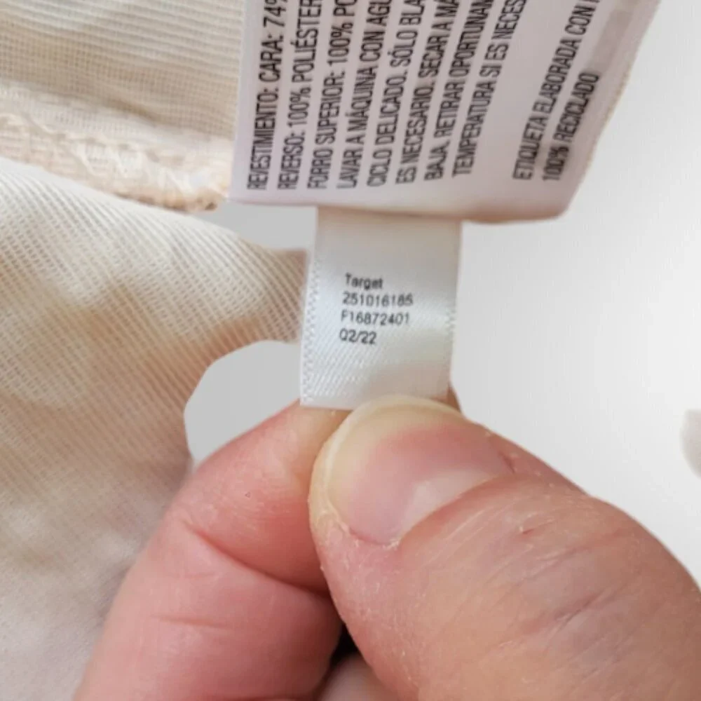 Kika Vargas x Target Cream Fairycore Midi Dress Empire Waist Size 1X Textured - Picture 12 of 13